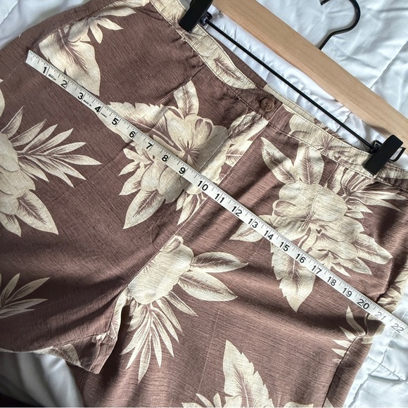 Vintage Sag Harbor 100% Silk Tropical Floral Pants - Size 16 - Picture 6 of 9